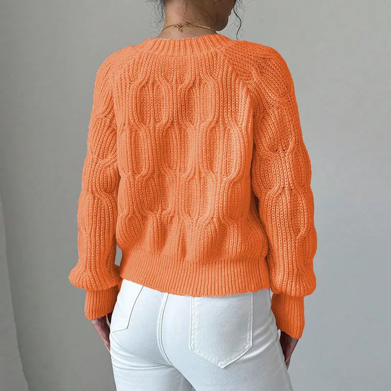Women's Knitted Bow Cardigan Elegant Long Sleeve Tops Sweater Knitwears Top Female Clothing Fall Autumn Pink White Blue Purple