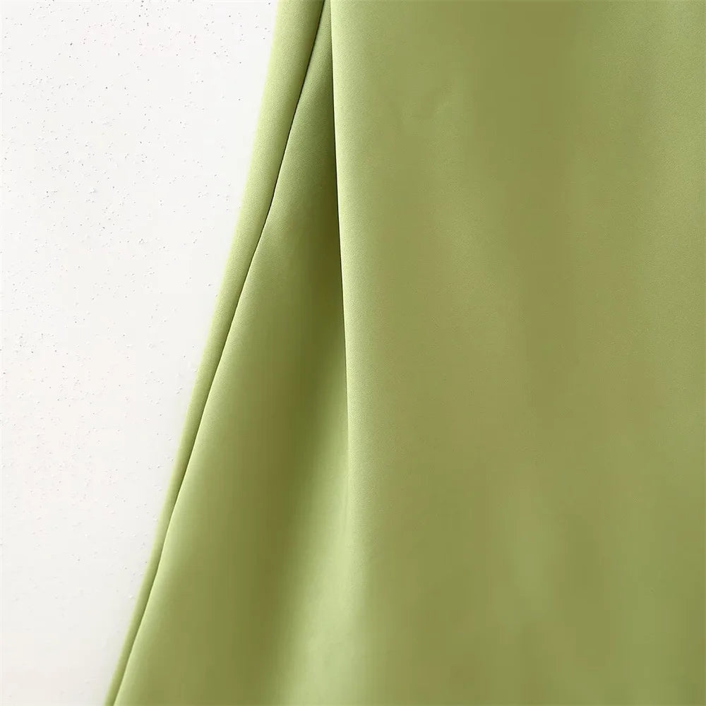 Satin Ribbon Long Dresses Women's Backless Casual Silk Dress Evening Wedding Guest Blue Green Black Yellow Red Pink Summer Prom