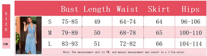 Blue Irregular Polka Dot Beach Sets Women's Halter Backless Crop Top Midi Skirt Matching Set Suit Summer Wear Holiday Vacation