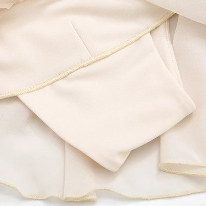 Sexy Ruffled Two Piece Set Women V Neck Tank Top Mini Skirt Matching Sets Female Clothing Club Party Dress Outfits Summer 2026