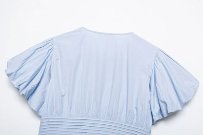 Elegant Ruffles Shirts Casual Women's Button Blouses Female Clothes Shirt Classic Tops Blouse White Pink Blue Summer 2026 Autumn