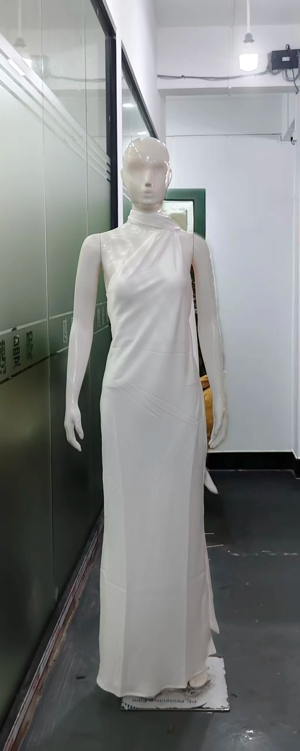 Satin Ribbon Long Dresses Women's Backless Casual Silk Dress Evening Wedding Guest Blue Green Black Yellow Red Pink Summer Prom