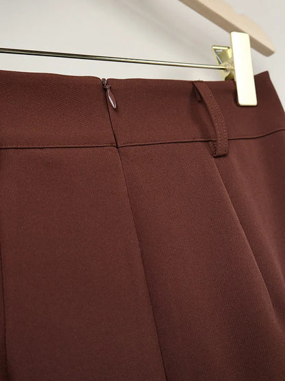 Elegant Lace Patchwork Skirt Women's High Waist Slim Split Skirts Female Clothing Fashion Summer Autumn 2026 Office Lady New In
