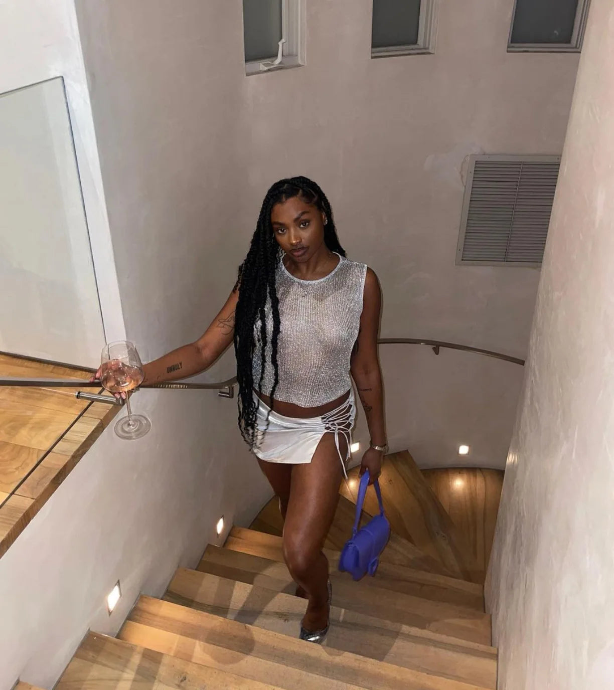 Women Sexy Mesh Sheer Glitter Sleeveless Tank Summer Shiny Cover Ups Y2K Cropped Tops See Through Mini Vest Streetwear Tops 2024