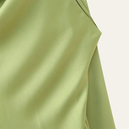 Satin Ribbon Long Dresses Women's Backless Casual Silk Dress Evening Wedding Guest Blue Green Black Yellow Red Pink Summer Prom