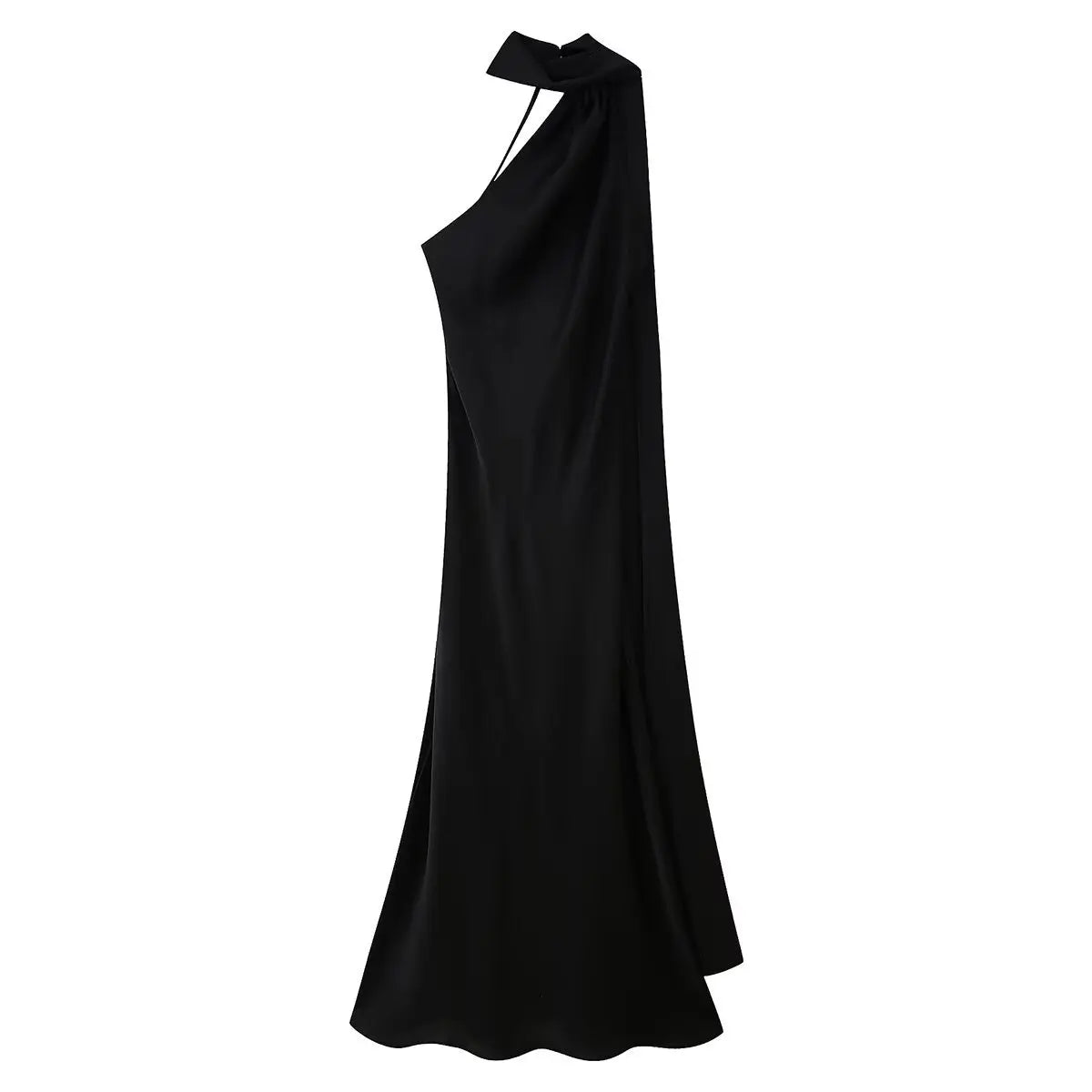 Satin Ribbon Long Dresses Women's Backless Casual Silk Dress Evening Wedding Guest Blue Green Black Yellow Red Pink Summer Prom