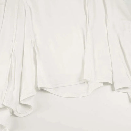 Elegant Irregular Midi Plated Skirt Women's High Waist Slim Pleated Skirts Y2K Female Clothing White Fashion Summer Autumn 2026