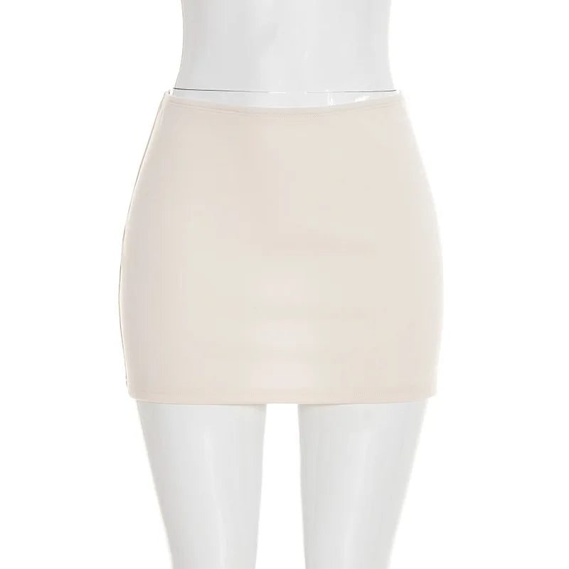 Sexy Ruffled Two Piece Set Women V Neck Tank Top Mini Skirt Matching Sets Female Clothing Club Party Dress Outfits Summer 2026