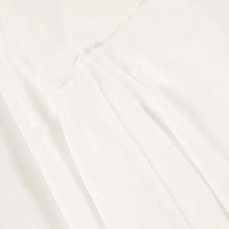 Elegant Irregular Midi Plated Skirt Women's High Waist Slim Pleated Skirts Y2K Female Clothing White Fashion Summer Autumn 2026